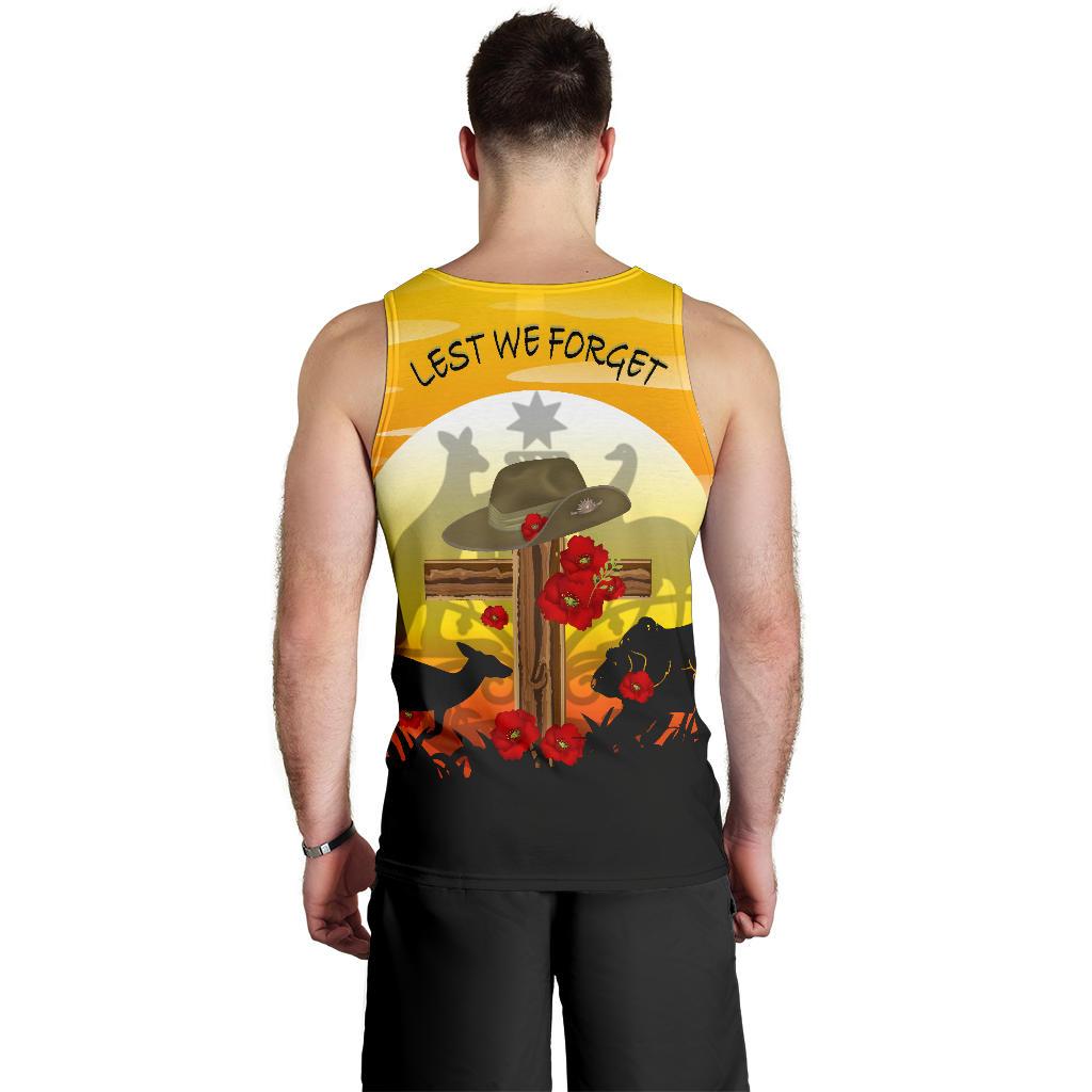 Tank Top - ANZAC Day Tank Dawn Service - Men - Vibe Hoodie Shop