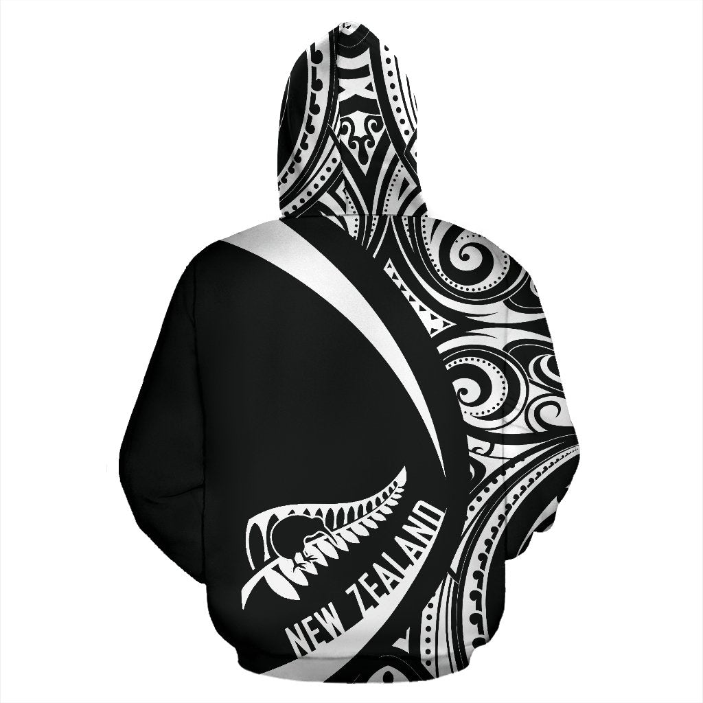 New Zealand Maori Pattern Hoodie - Circle Style - Vibe Hoodie Shop