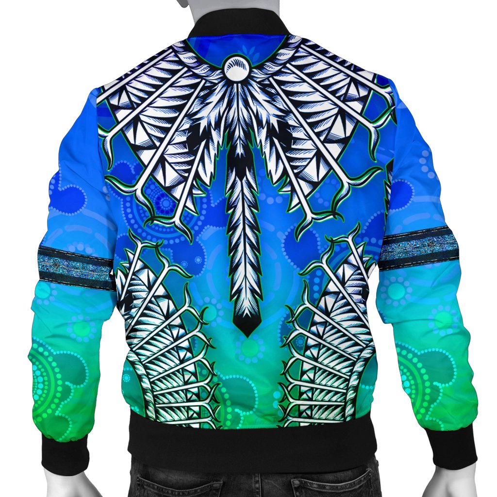 Men Bomber Jacket - Turtle With Dhari Mask Ver 02 - Vibe Hoodie Shop