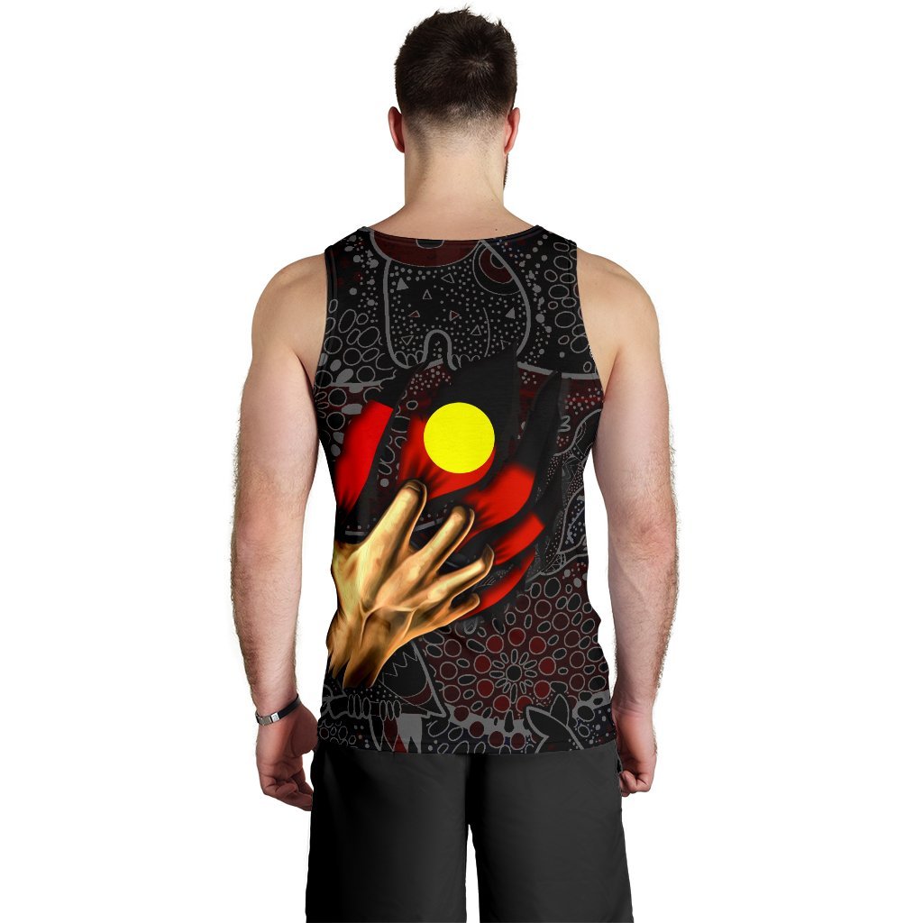 Aboriginal Men's Tank Top - Aboriginal Blood In Me - Vibe Hoodie Shop