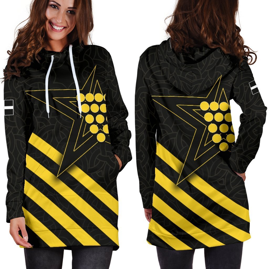 Cornwall Celtic   Hoodie Dress - Cornwall Star - Vibe Hoodie Shop