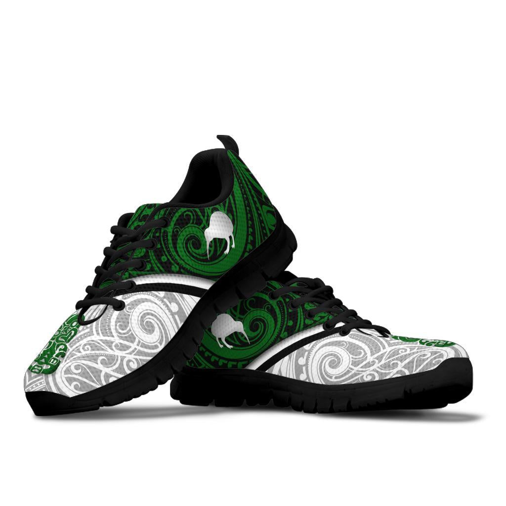 New Zealand Maori Rugby Sneakers Pride Version - White - Vibe Hoodie Shop