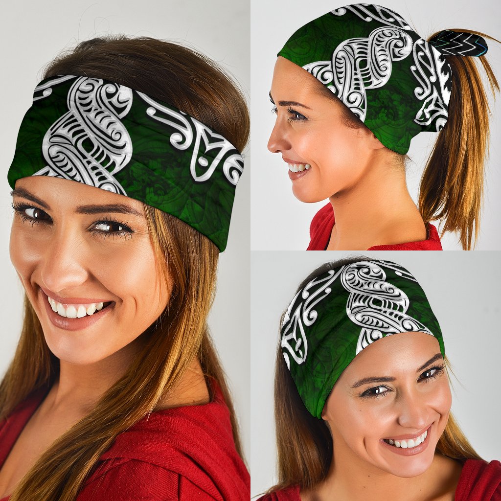 New Zealand Maori Bandana, Poutama Pikorua Double Twist - Vibe Hoodie Shop