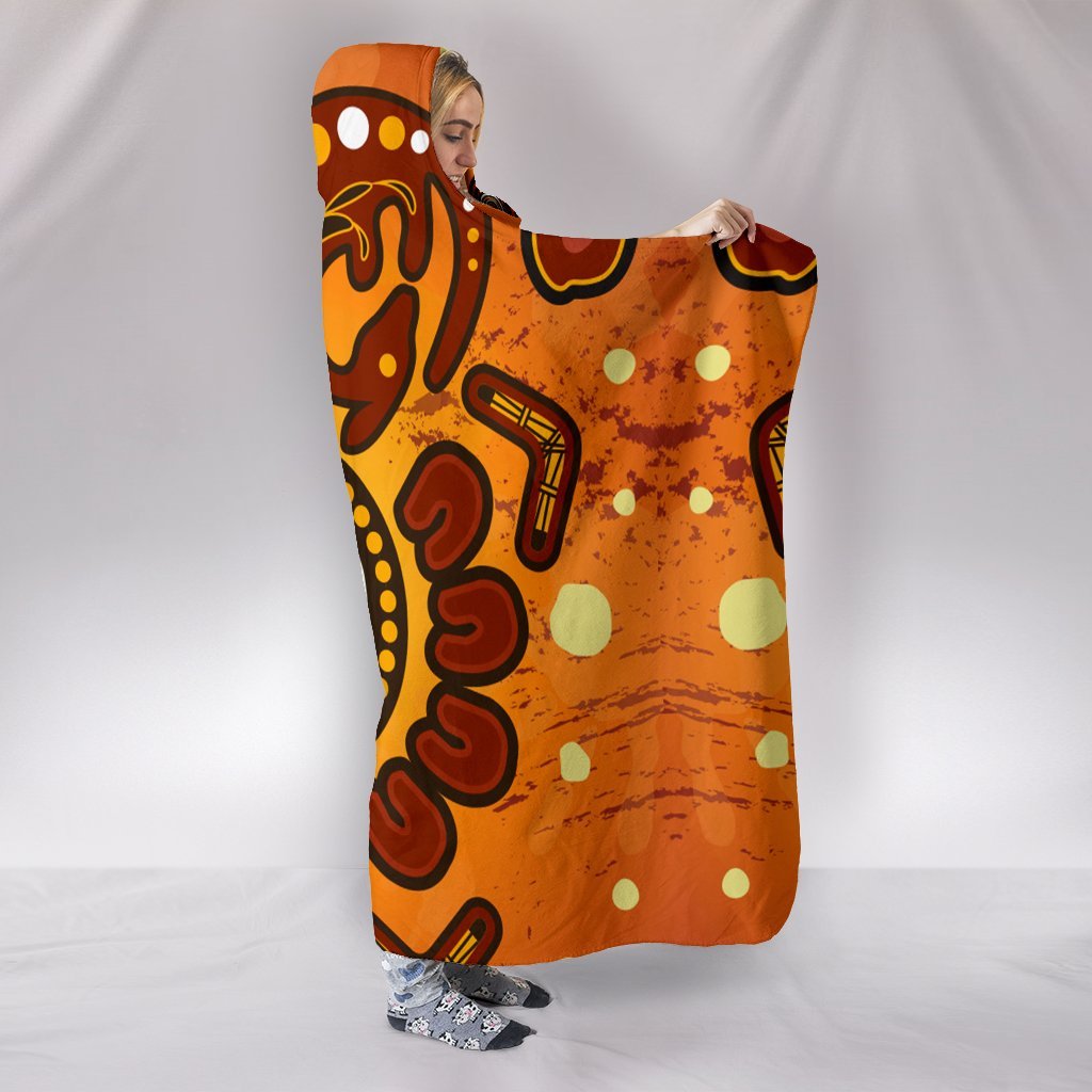 aboriginal-hooded-blanket-baby-kangaroo-and-dot-painting-patterns
