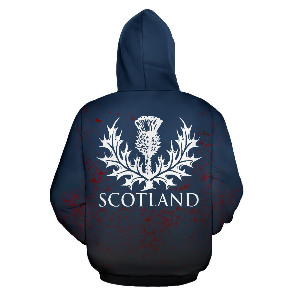 Lion Scotland All Over Hoodie - Scotland In Me - Vibe Hoodie Shop