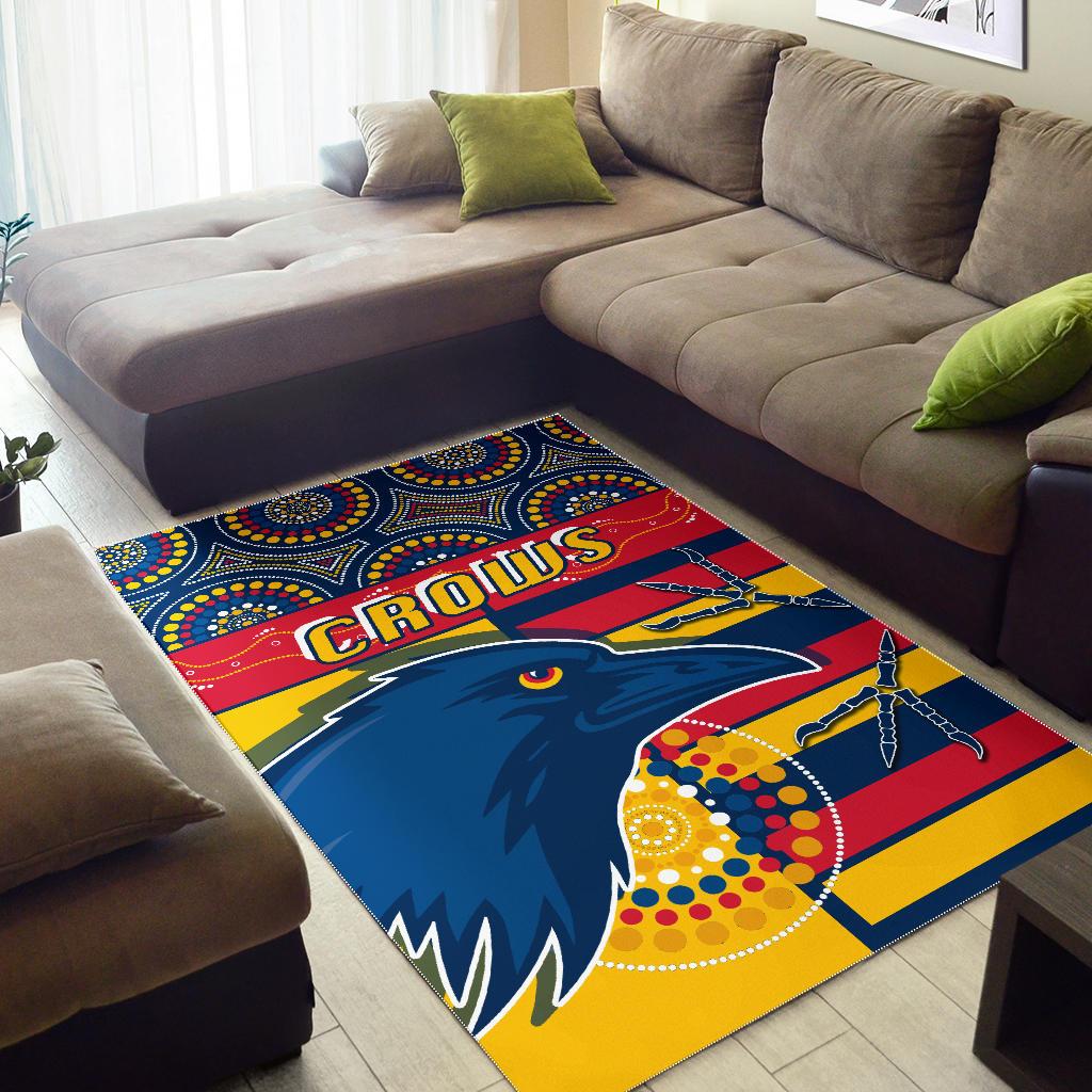 Adelaide Area Rug Indigenous Crows - Vibe Hoodie Shop