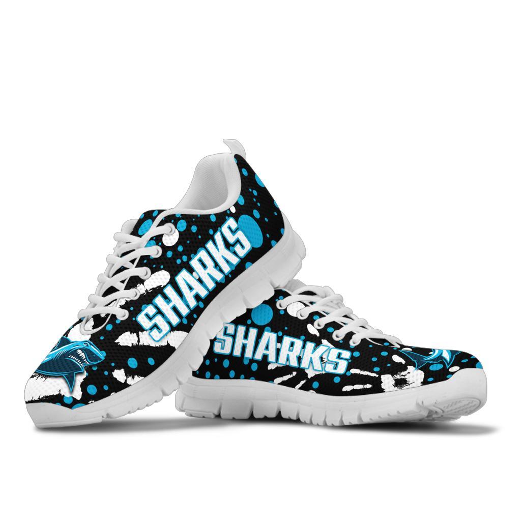 Sharks Indigenous Sneakers Minimalism Version - Vibe Hoodie Shop