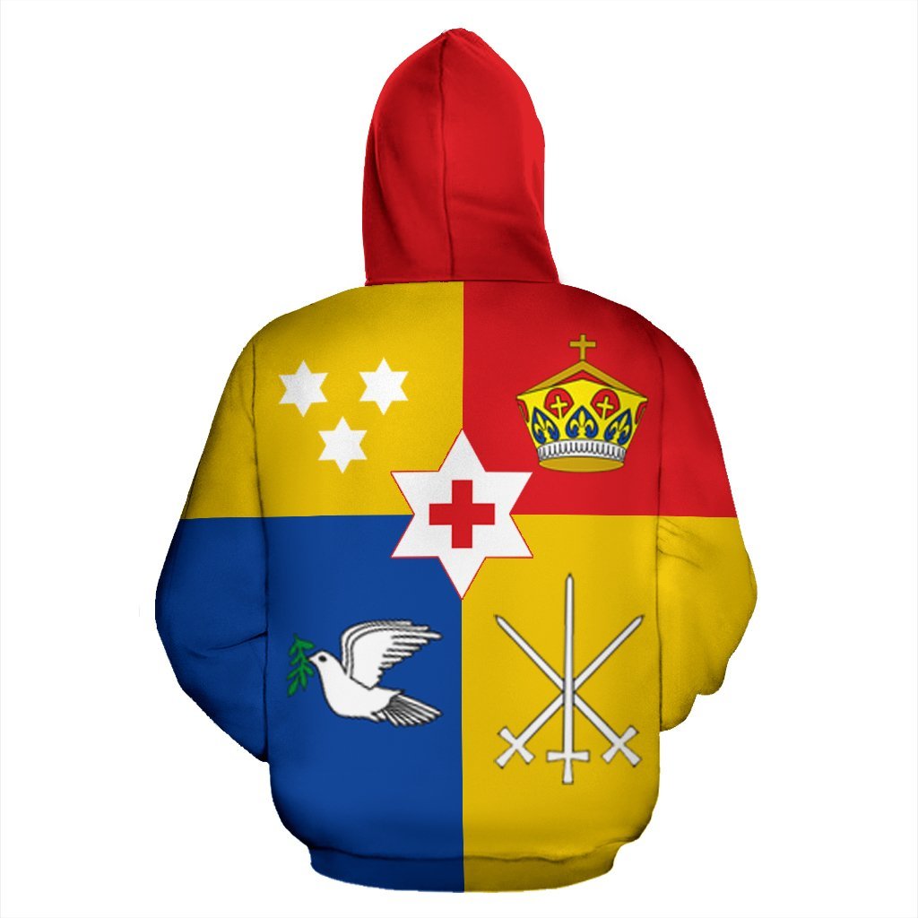 Tonga Hoodie Coat Of Arms Color - Vibe Hoodie Shop