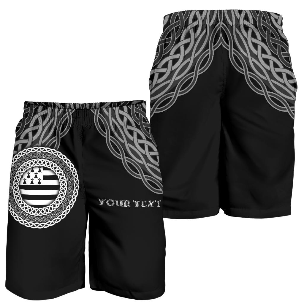 Brittany Celtic Personalised Men's Shorts - Celtic Pride - Vibe Hoodie Shop