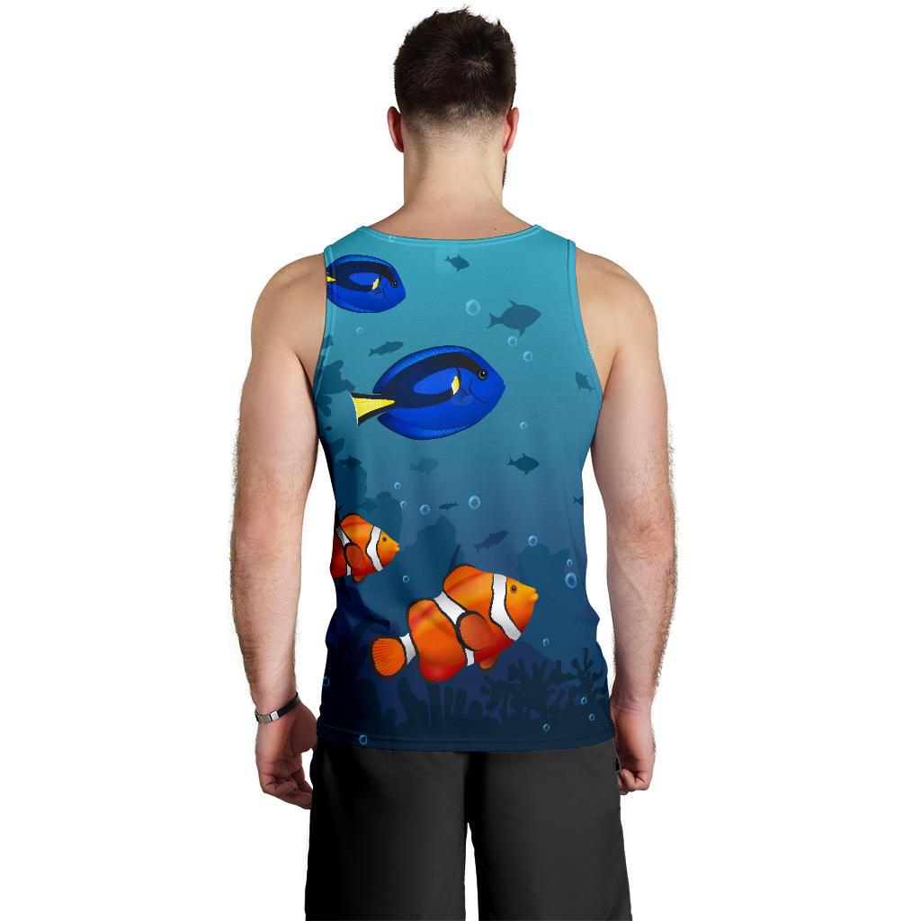 Australia Men Tank Top - Fish Mens Tank Ocean Finding Nemo - Vibe Hoodie Shop