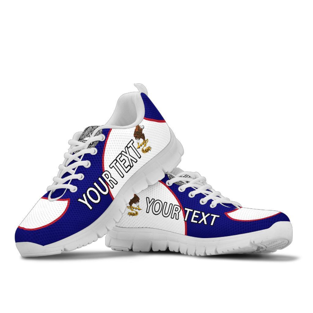 American Samoa Shoes Color Flag Customized - Vibe Hoodie Shop