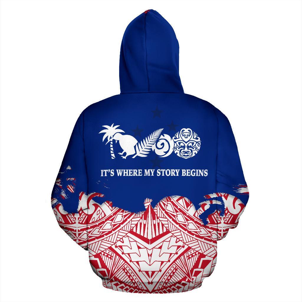 New Zealand Story Begins Maori Hoodie - Vibe Hoodie Shop