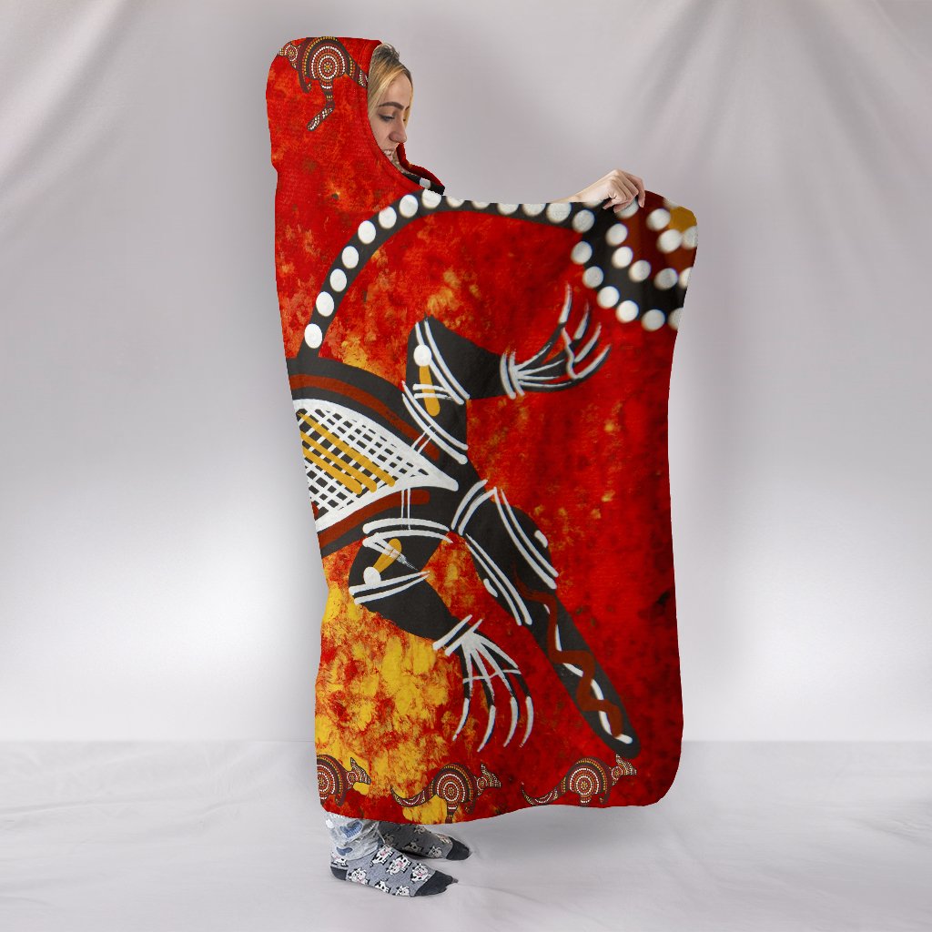 aboriginal-hooded-balnket-crocodile-and-kangaroo-dot-painting-blanket