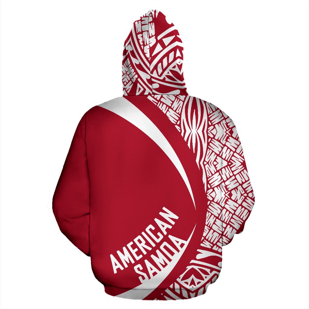 American Samoa Turtle Polynesian Zip Up Hoodie - Circle Style 04 - Vibe Hoodie Shop