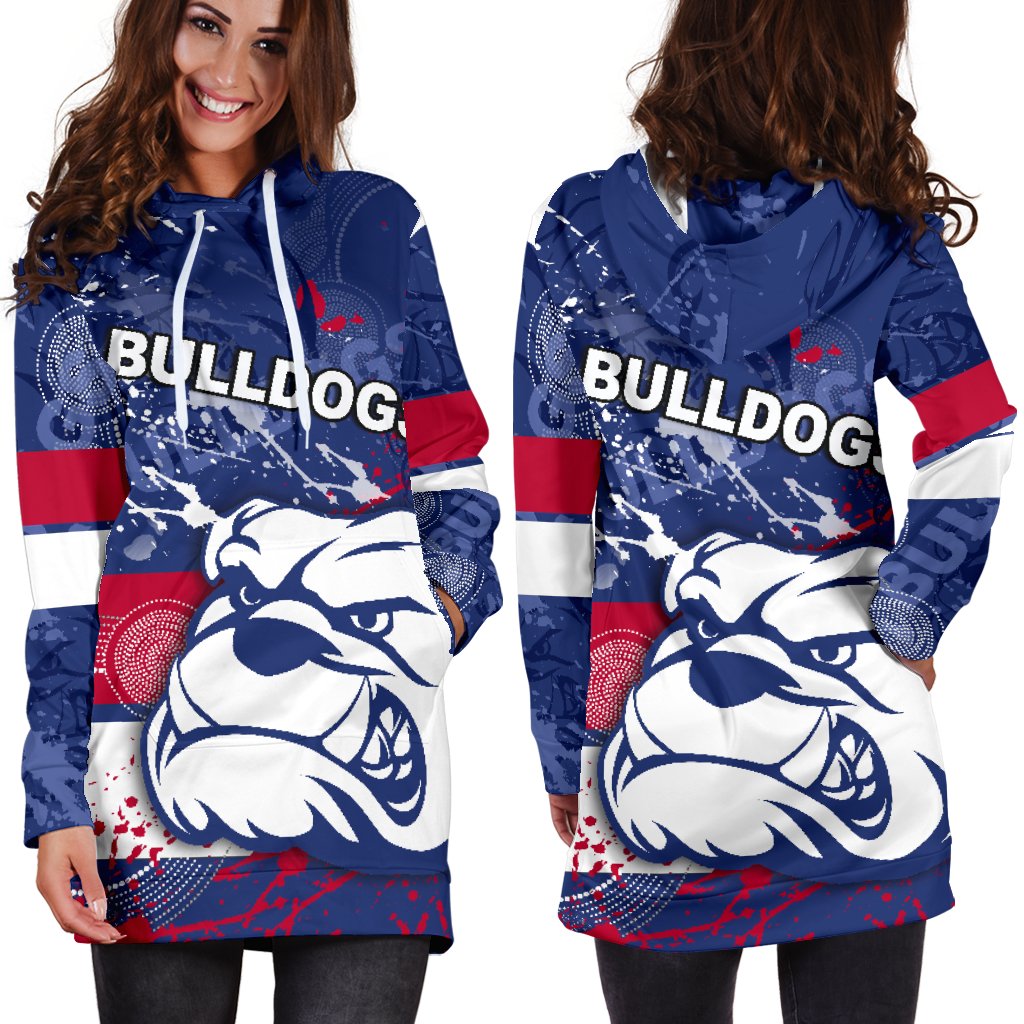 Western Bulldogs Hoodie Dress - Vibe Hoodie Shop