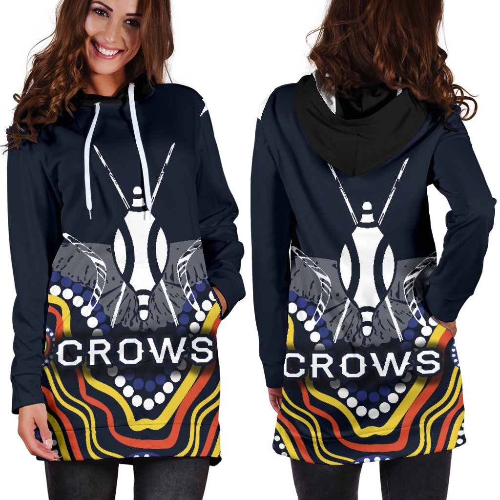 Adelaide Women Hoodie Dress Special Crows - Vibe Hoodie Shop