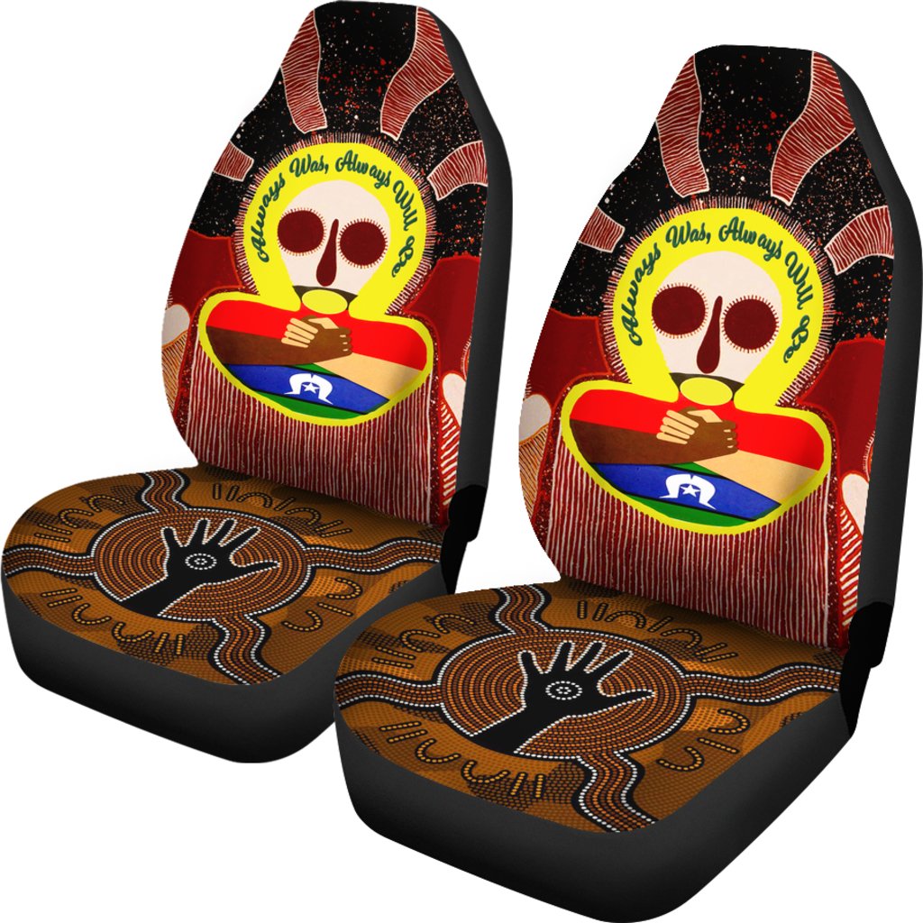 Aboriginal and Torres Strait Islanders Car Seat Covers - NAIDOC Style - Vibe Hoodie Shop