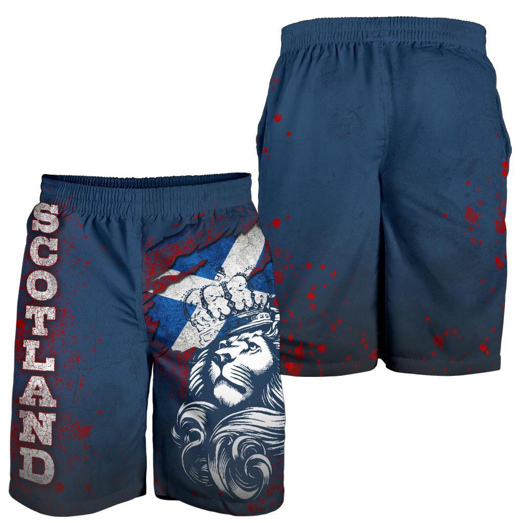 Lion Scotland Men Shorts - Scotland In Me - Vibe Hoodie Shop