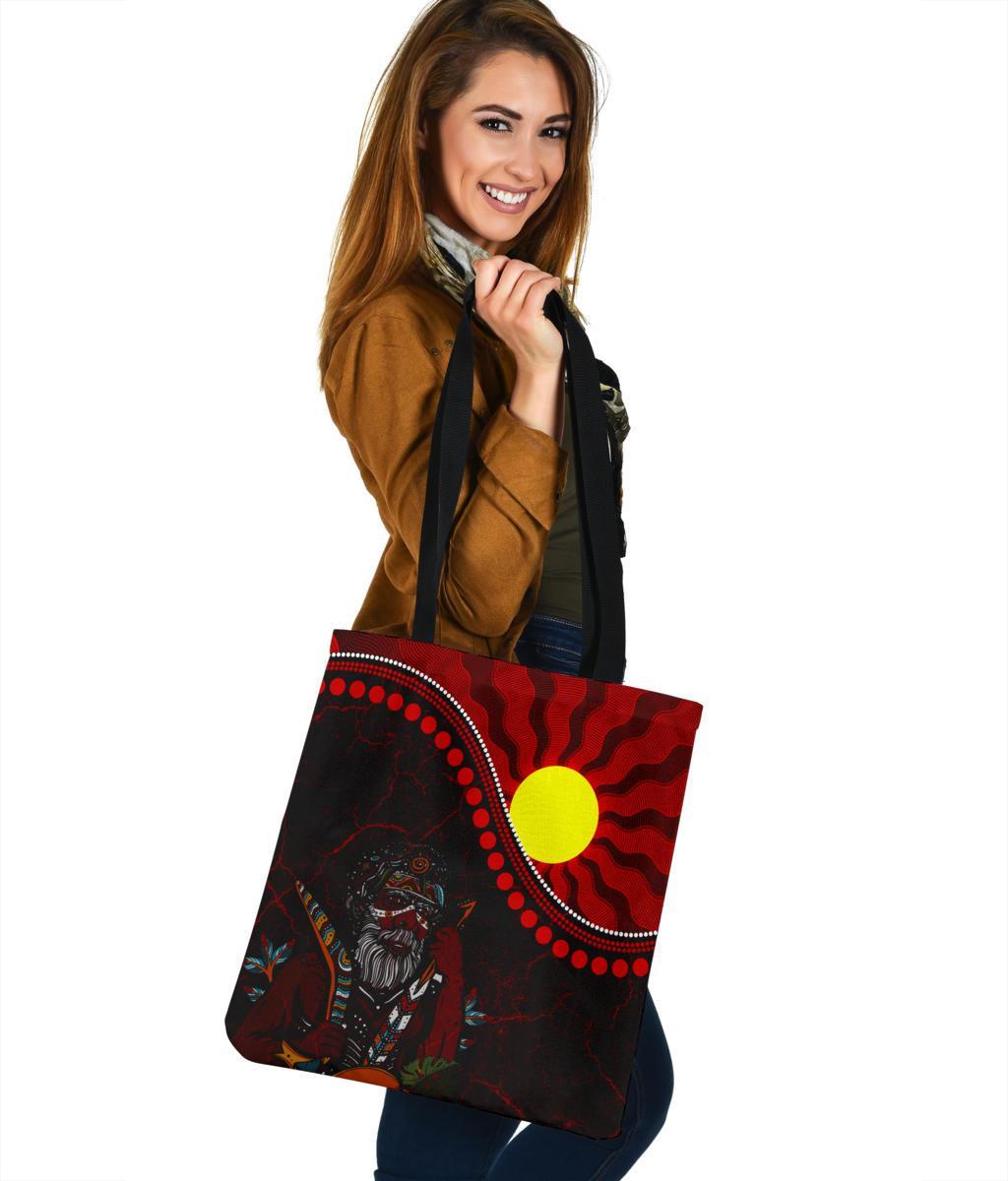 aboriginal-tote-bags-indigenous-people-and-sun