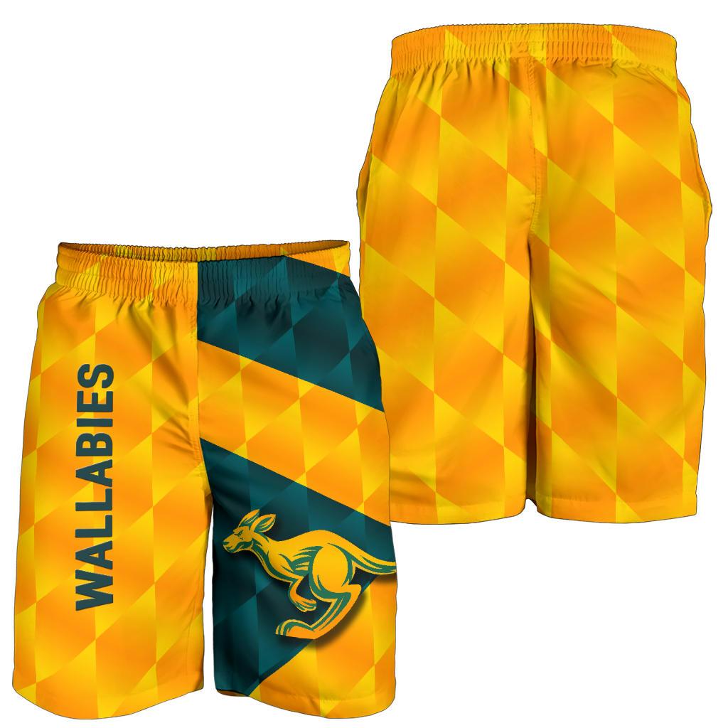 Wallabies Men Shorts Sporty Style - Vibe Hoodie Shop