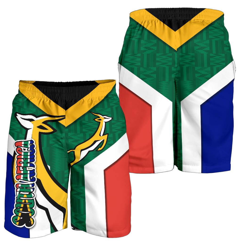 South Africa Men Shorts Springboks Rugby Be Proud - Vibe Hoodie Shop