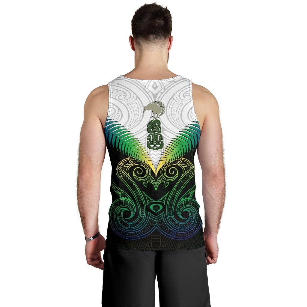 Maori Manaia New Zealand Men Tank Top Rasta - Vibe Hoodie Shop