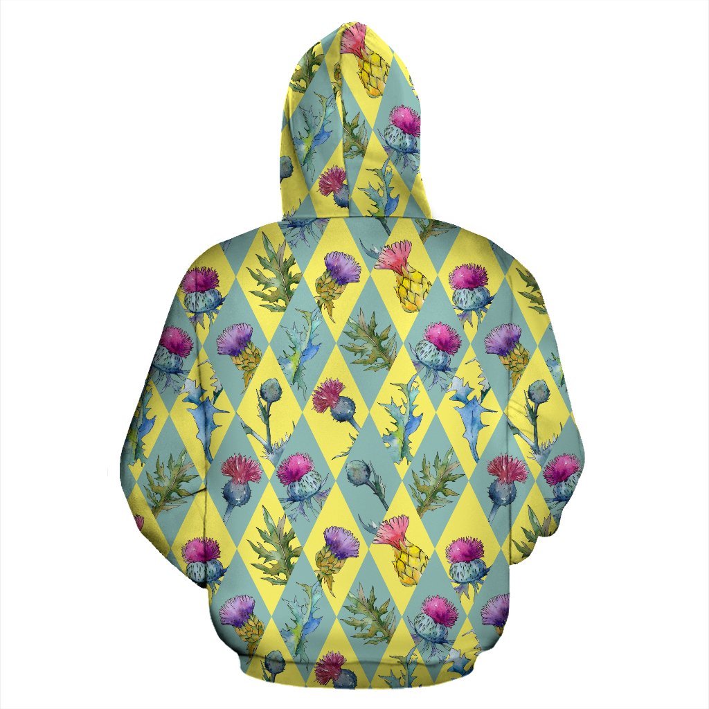 Scotland Hoodie - Yellow Thistle - Vibe Hoodie Shop