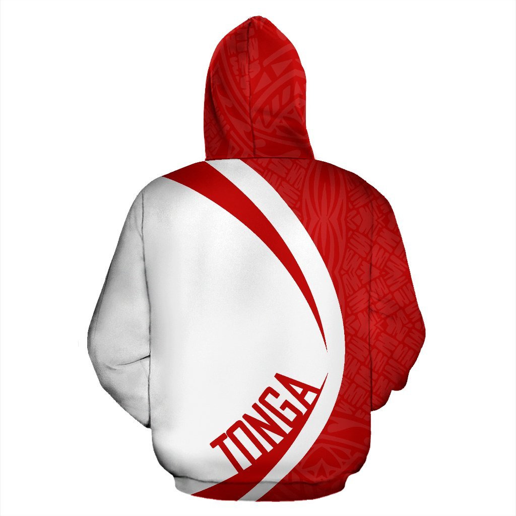 Zip Up Hoodie Tonga Polynesian - Circle Style - Vibe Hoodie Shop