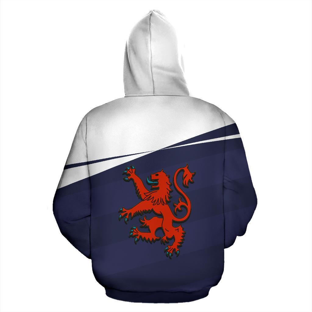 Scotland Coat Of Arms And Thistle Hoodie - Vivian Style - Vibe Hoodie Shop