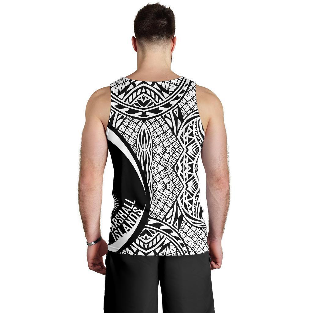 Marshall Islands Polynesian Tank Top - Circle Style 03 - Vibe Hoodie Shop