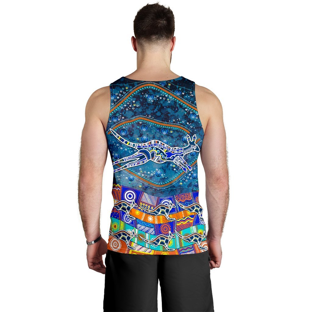 Men's Tank Top - Kangaroo Dreaming - Vibe Hoodie Shop