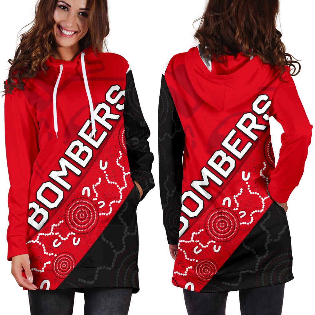 Bombers Women Hoodie Dress - Vibe Hoodie Shop