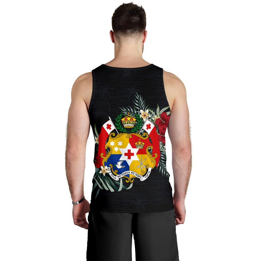 Tonga Hibiscus Men's Tank Top - Vibe Hoodie Shop