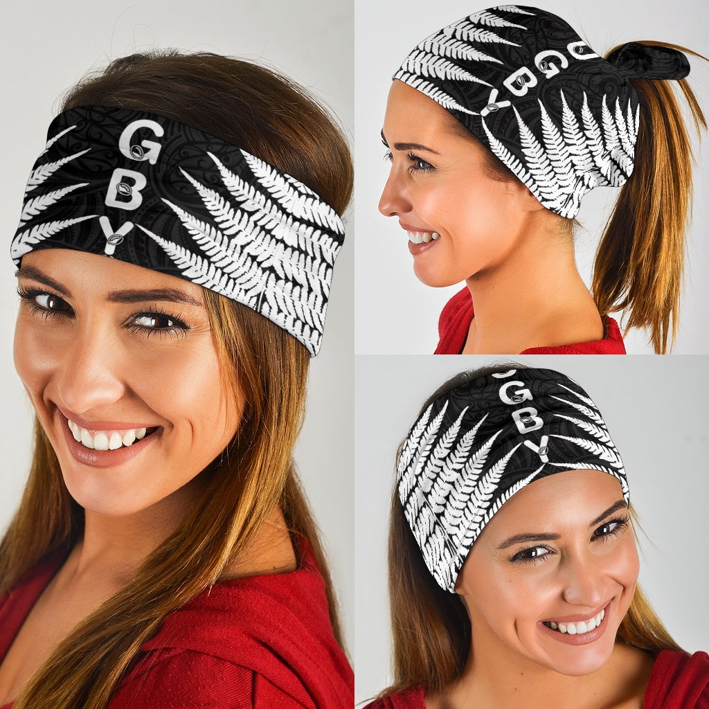 New Zealand Bandana Aotearoa Rugby Silver Fern - Vibe Hoodie Shop