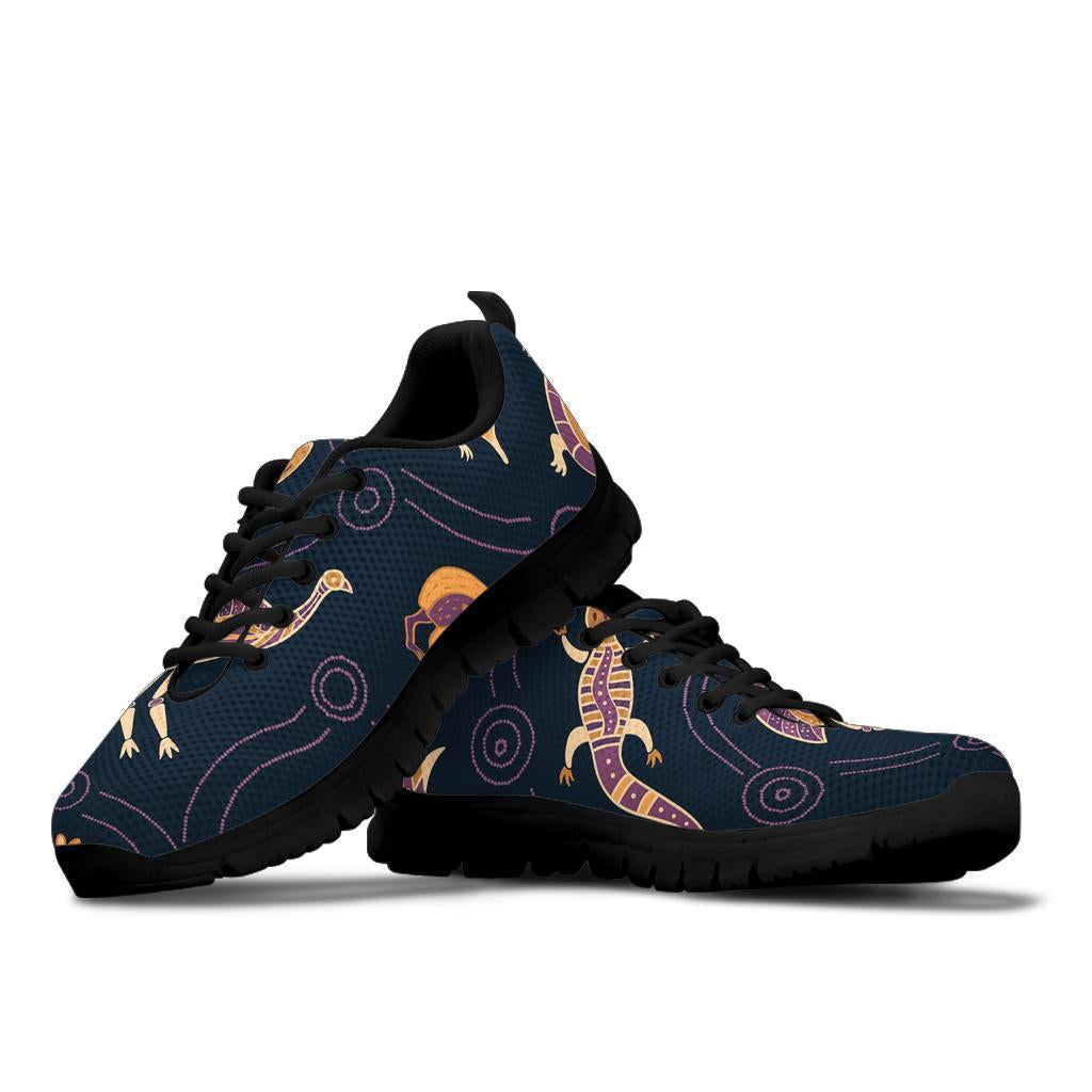 Sneakers - Indigenous Animals Patterns - Vibe Hoodie Shop