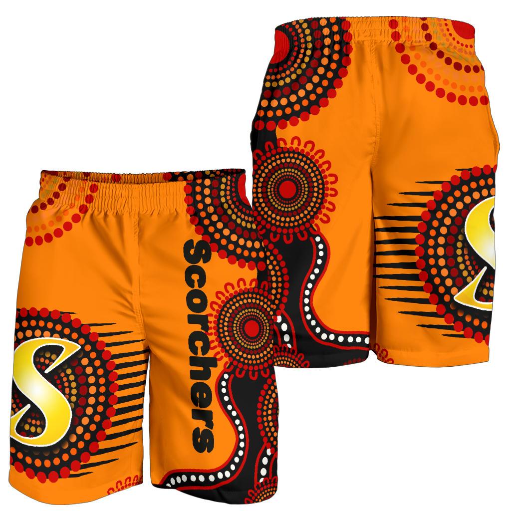 Perth Scorchers All Over Print Men's Shorts - Vibe Hoodie Shop