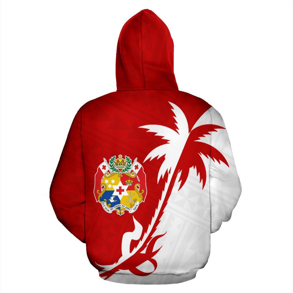 Tonga Coconut Tree Zip Up Hoodie - Vibe Hoodie Shop