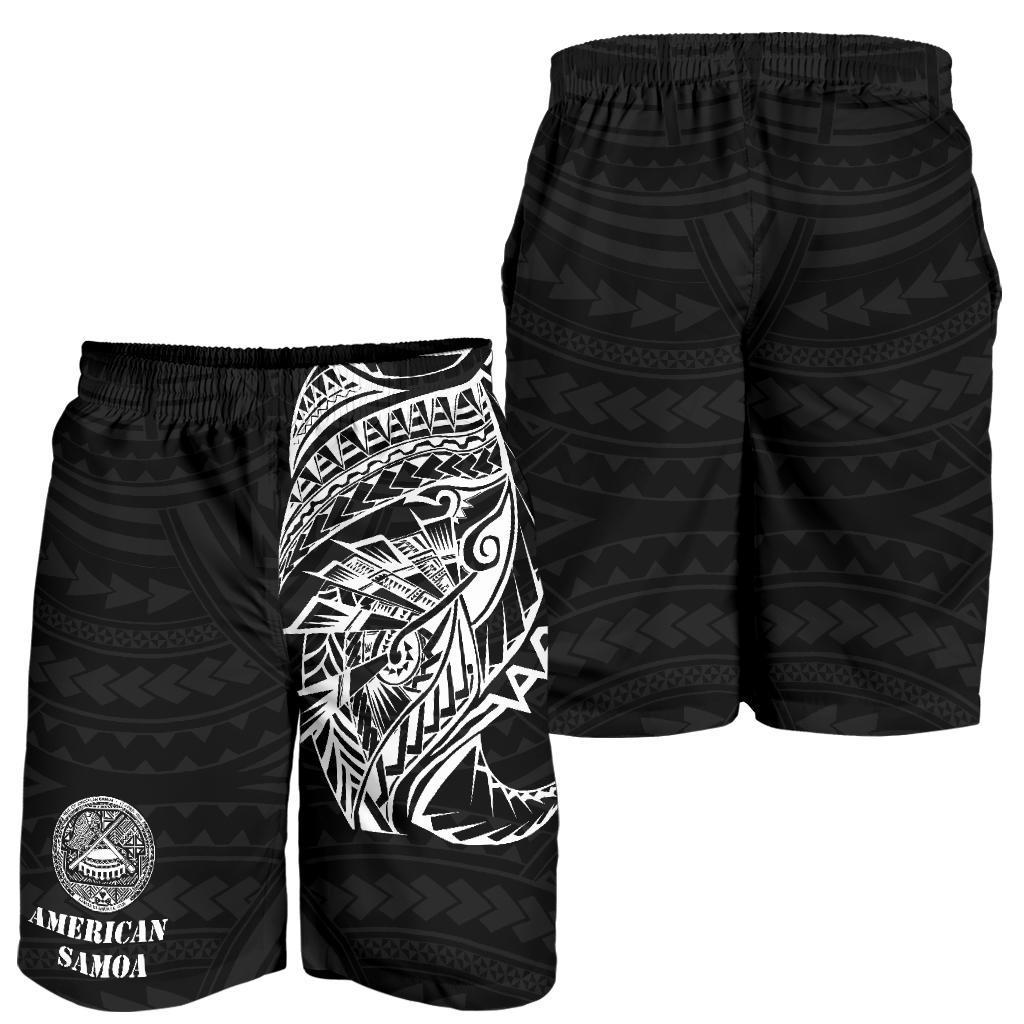 American Samoa Tattoo Men Shorts Polynesian Style - Vibe Hoodie Shop