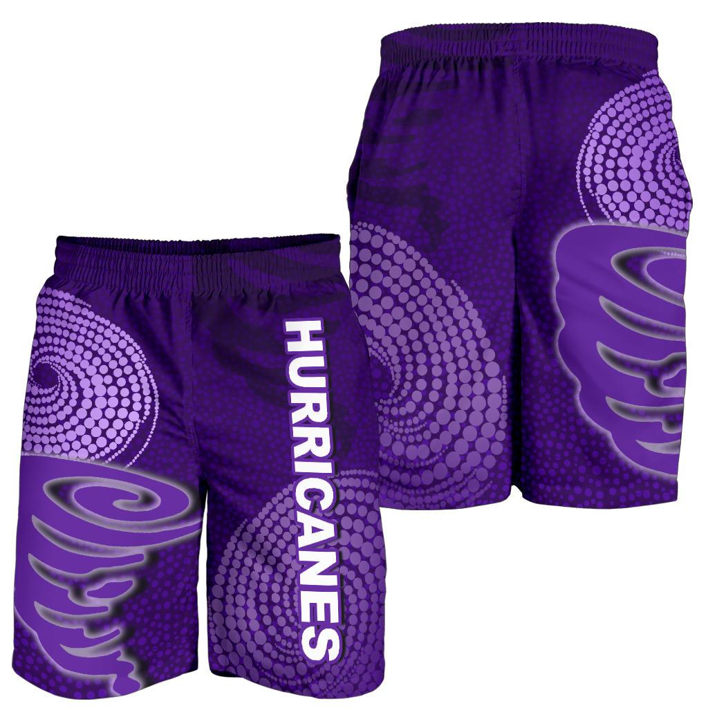 Hobart Hurricanes Cricket All Over Print Men's Shorts - Vibe Hoodie Shop