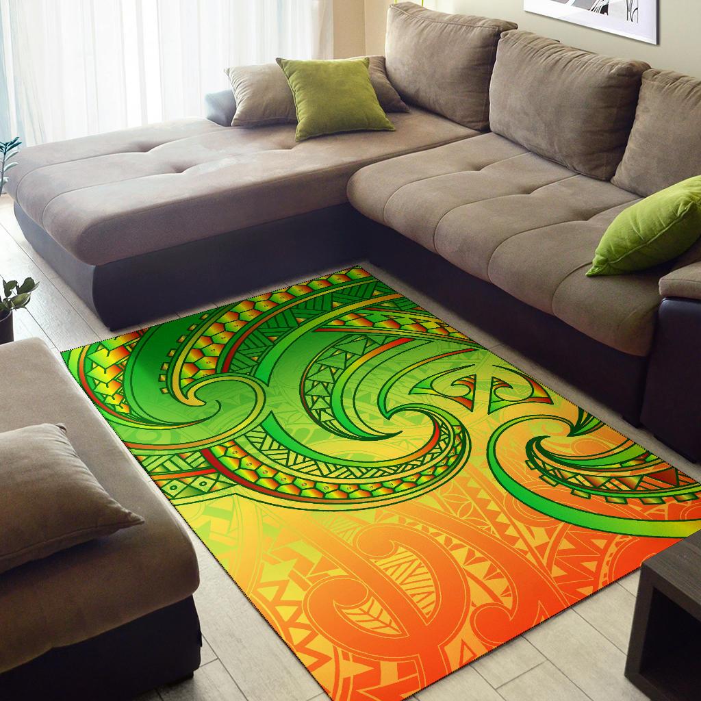 New Zealand Maori Mangopare Area Rug Polynesian - Rasta - Vibe Hoodie Shop