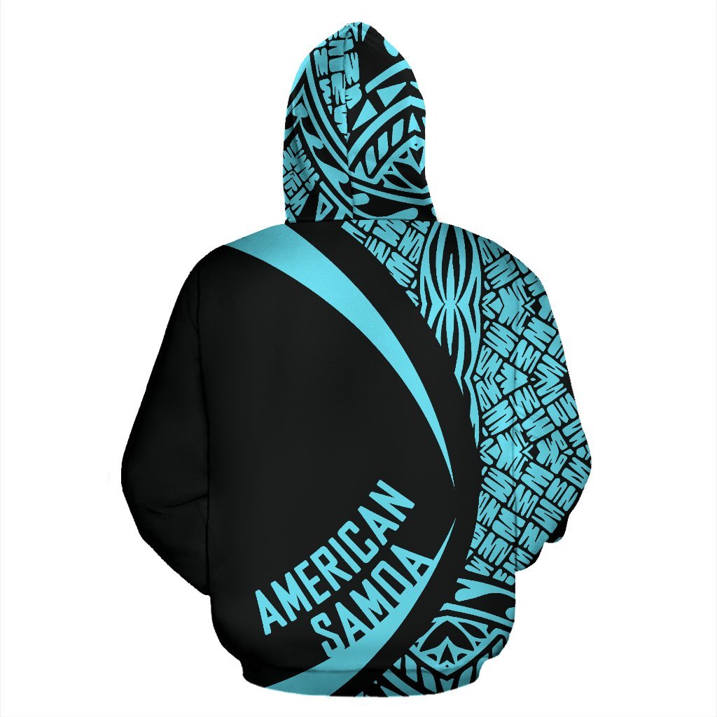 American Samoa Turtle Polynesian Hoodie - Circle Style 06 - Vibe Hoodie Shop