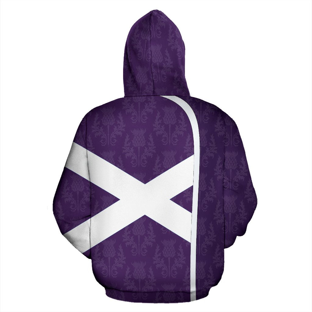 Scotland Hoodie Lion And Thistle - Vibe Hoodie Shop