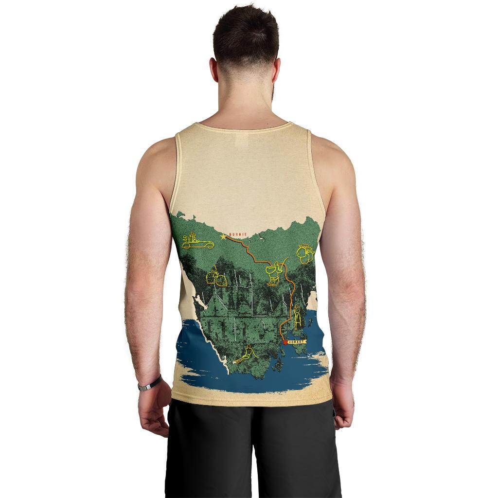 Australia Men Tank Top - Tasmania Mens Tank - Vibe Hoodie Shop