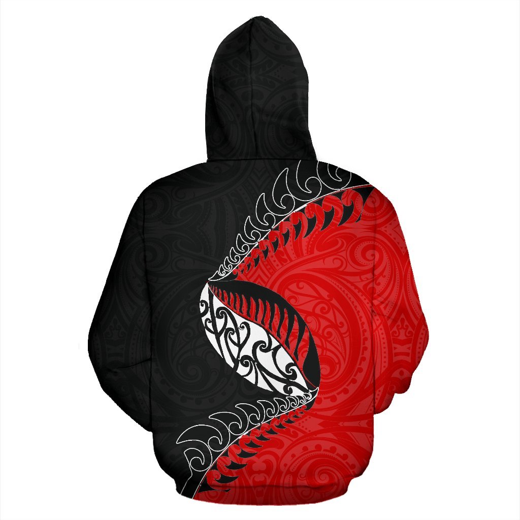 New Zealand Rugby Hoodie, Aotearoa Rugby Fern Hoodie - Vibe Hoodie Shop
