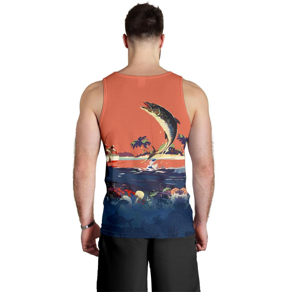 Men Tank Top - Fishmen Mens Tank Australia - Vibe Hoodie Shop