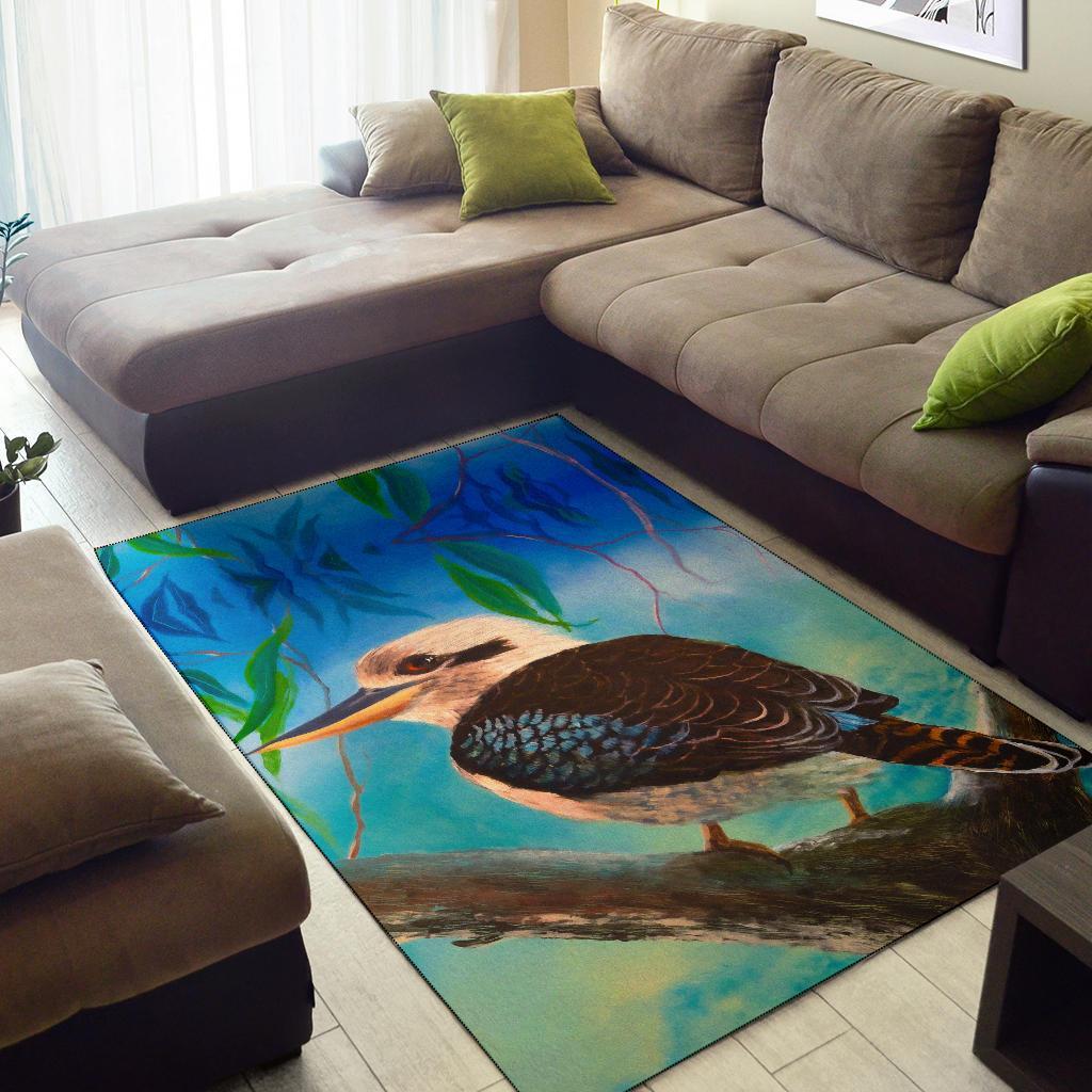 Kookaburra Area Rug - Australia Kookaburra - Vibe Hoodie Shop