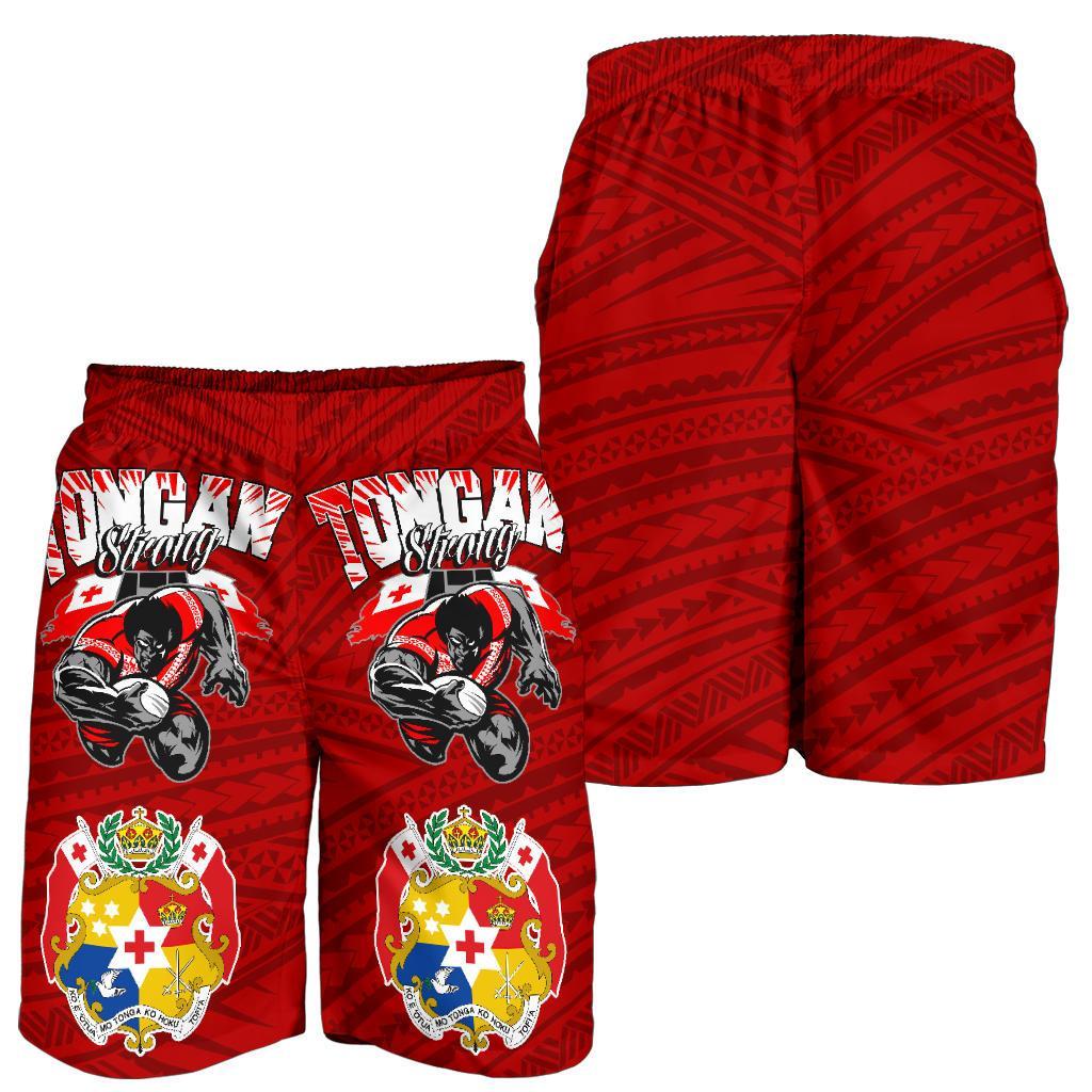 Tongan Strong Polynesian Tattoo Shorts - Vibe Hoodie Shop