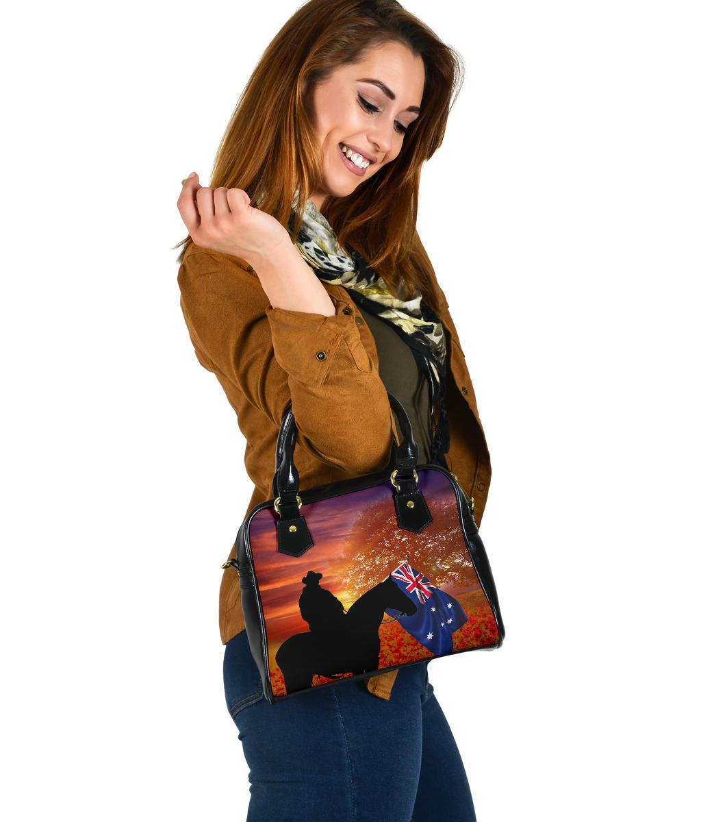 ANZAC Day 2021 Shoulder Handbag - Lest We Forget Ver01 - Vibe Hoodie Shop