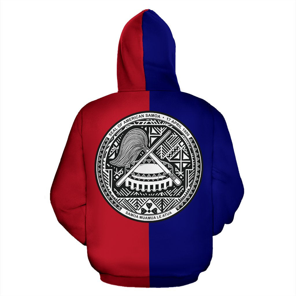 American Samoa Is In My Dna Zip Up Hoodie - Vibe Hoodie Shop