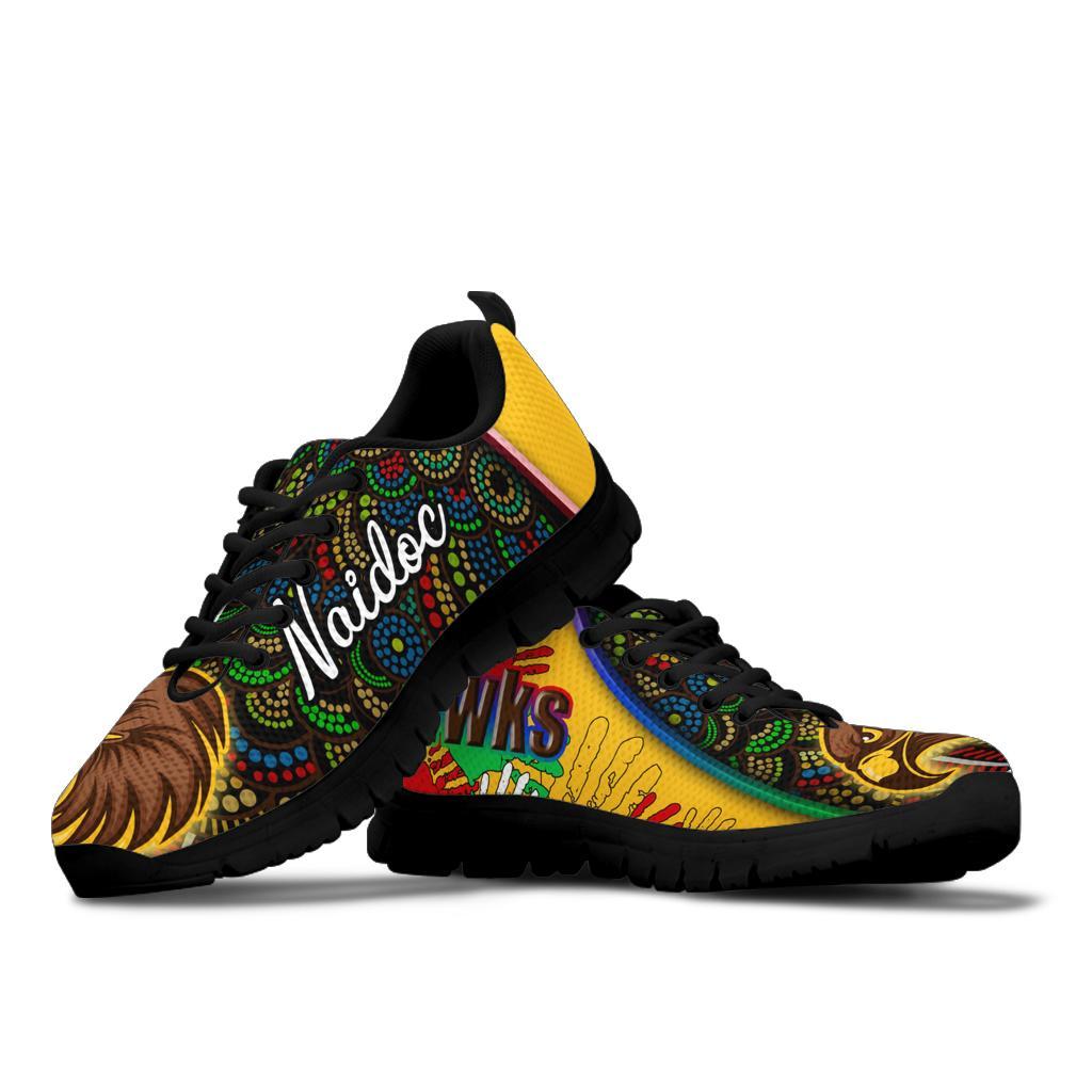 Pride Hawks Sneakers Hawthorn NAIDOC Week Aboriginal Version Special - Vibe Hoodie Shop